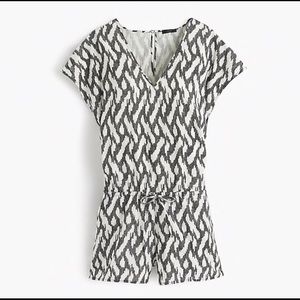 NWT JCrew Tie Waist Romper
